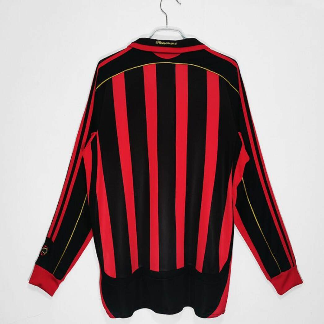 Retro AC Milan 2006/07 Home Long Sleeve Jersey