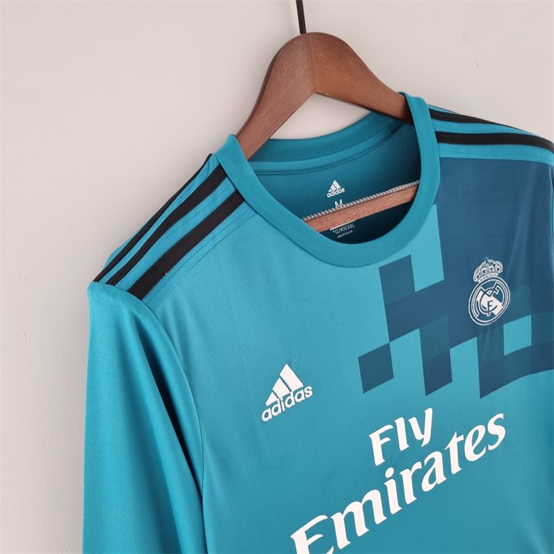 Retro Real Madrid 2017/18 Third Long Sleeve Jersey