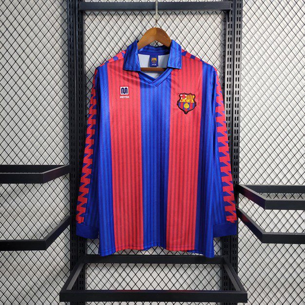 Retro Barcelona 1991/92 Home Long Sleeve Jersey