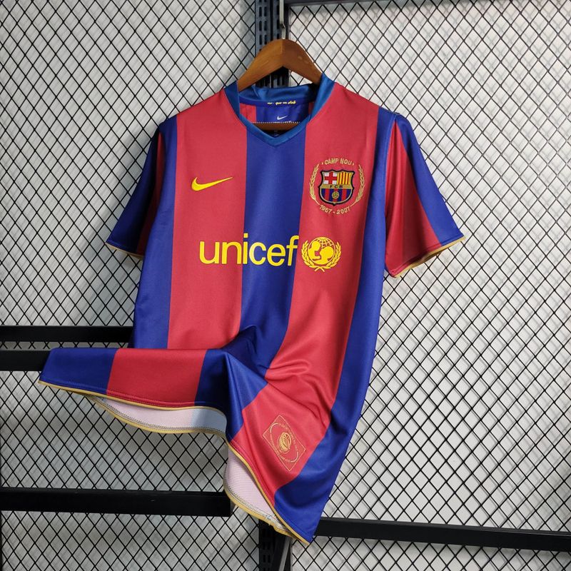 Retro Barcelona 2007/08 Home Jersey