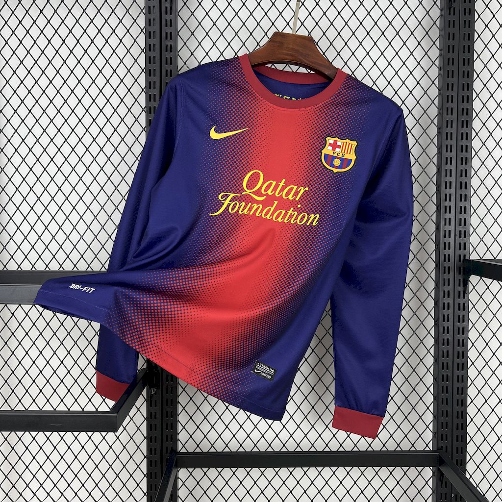 Retro Barcelona 2012/13 Home Long Sleeve Jersey