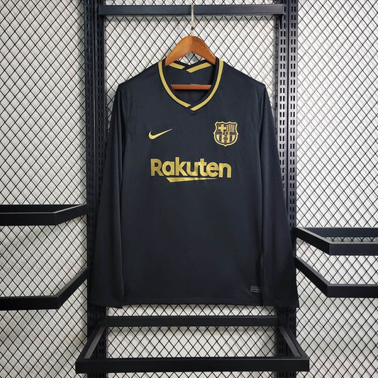 Retro Barcelona 2020/21 Away Long Sleeve Jersey