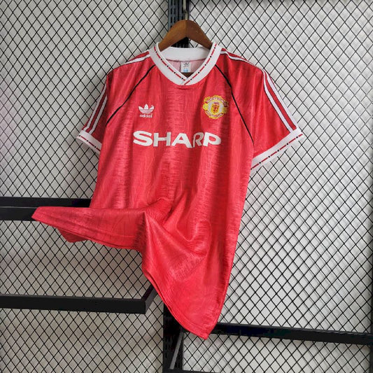 Retro Manchester United 1991/92 Home Jersey