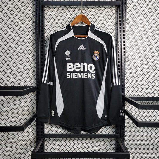 Retro Real Madrid 2006/07 Away Long Sleeve Jersey