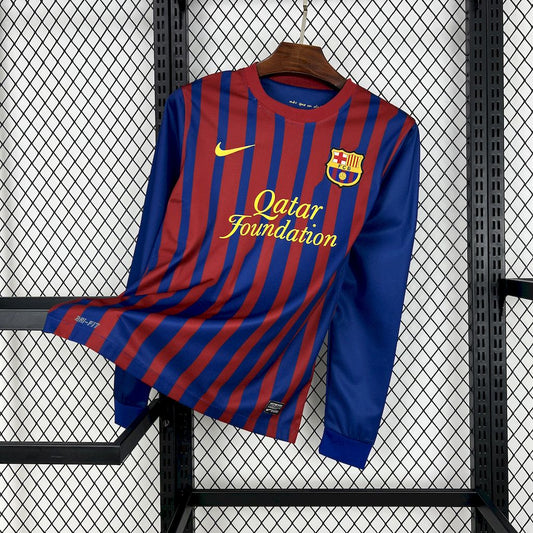 Retro Barcelona 2011/12 Home Long Sleeve Jersey