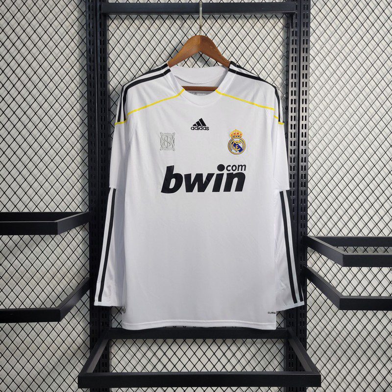 Retro Real Madrid 2009/10 Home Long Sleeve Jersey
