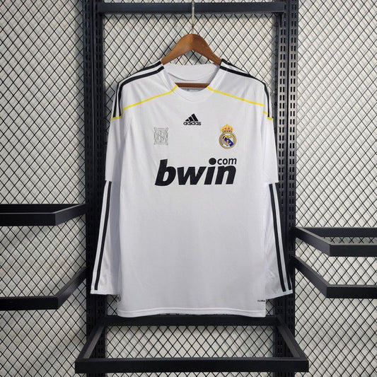 Retro Real Madrid 2009/10 Home Long Sleeve Jersey