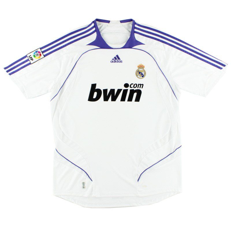 Retro Real Madrid 2007/08 Home Jersey