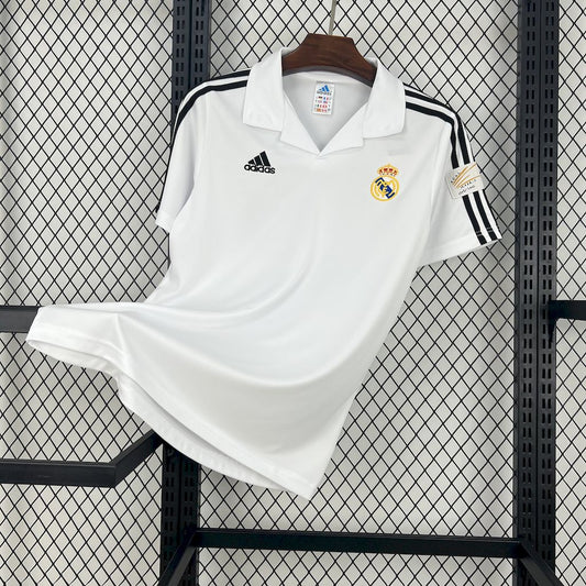 Retro Real Madrid 2001/02 Home UCL Jersey