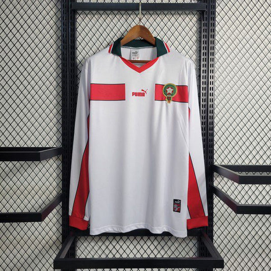 Retro Morocco 1998 Away Long Sleeve Jersey