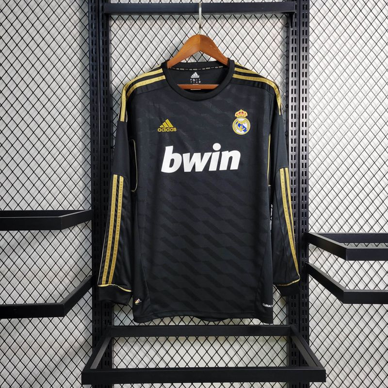 Retro Real Madrid 2011/12 Away Long Sleeve Jersey