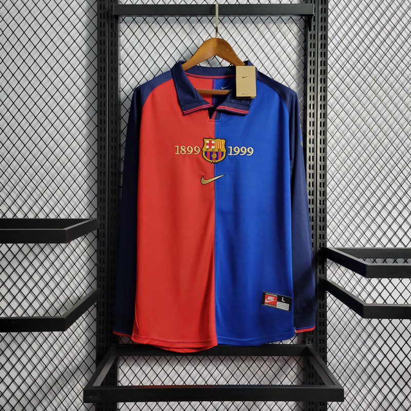 Retro Barcelona 1899/1999 100th Anniversary Edition Long Sleeve Jersey