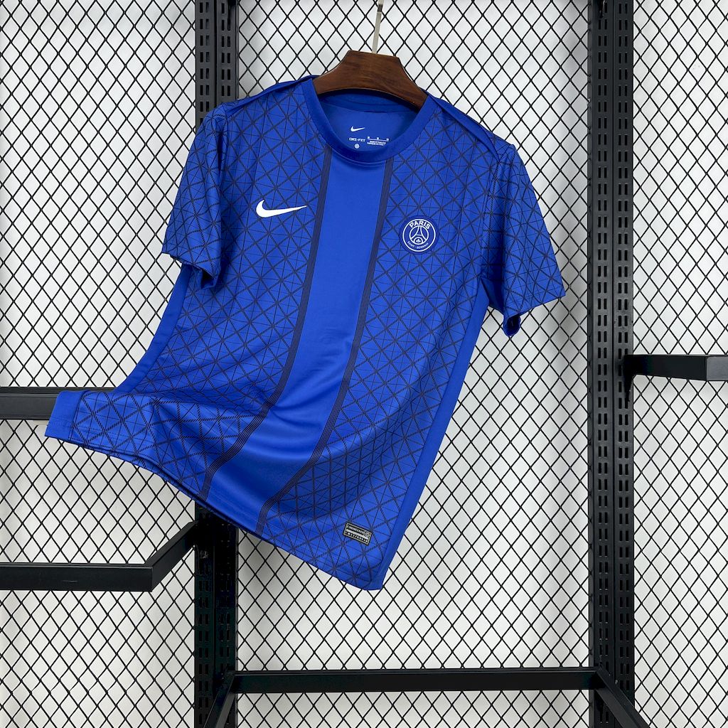Paris Saint-Germain 2025/26 Pre-Match blue Jersey