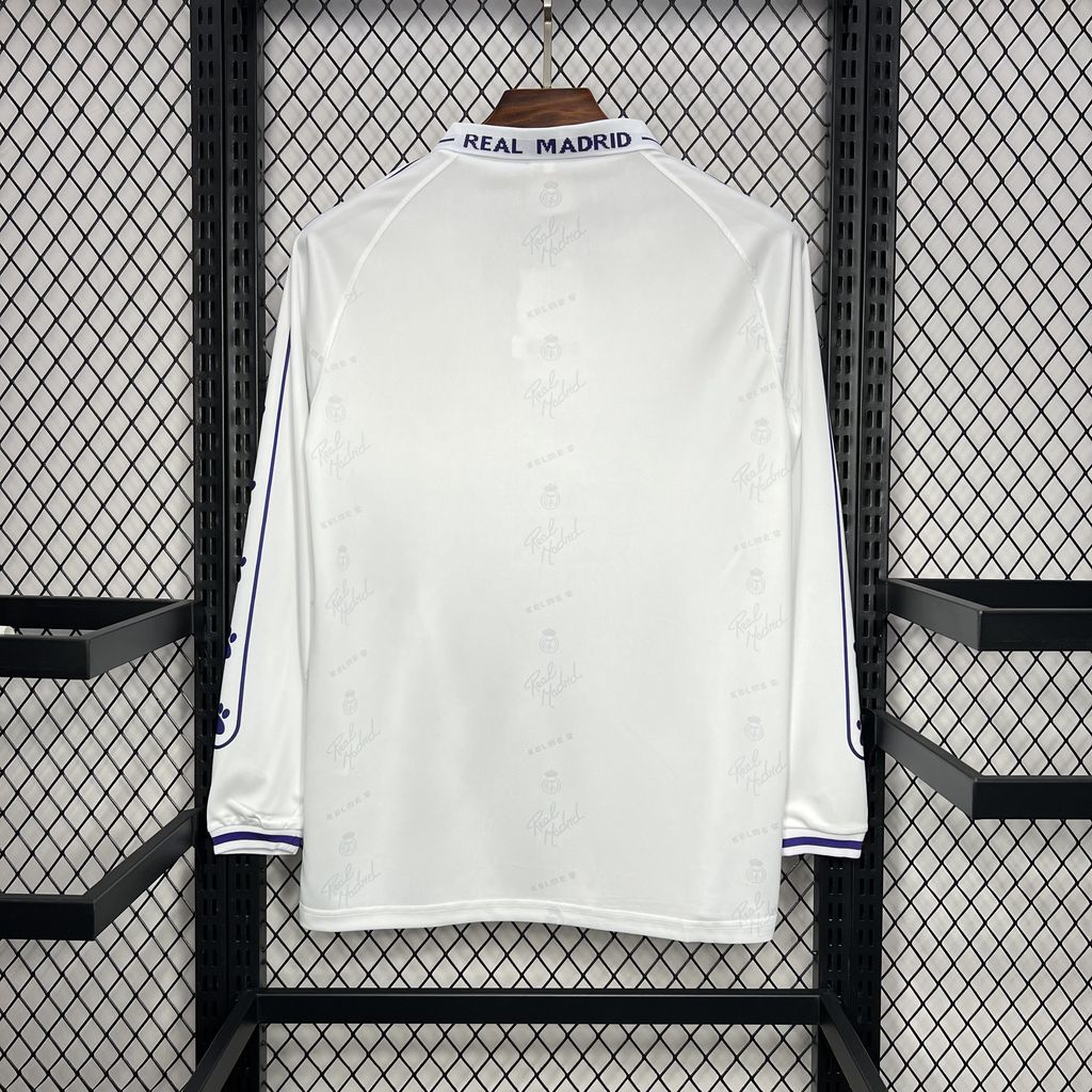 Retro Real Madrid 1994/96 Home Long Sleeve Jersey