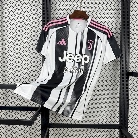 Juventus 2025/26 Home With New Sponsors Jersey