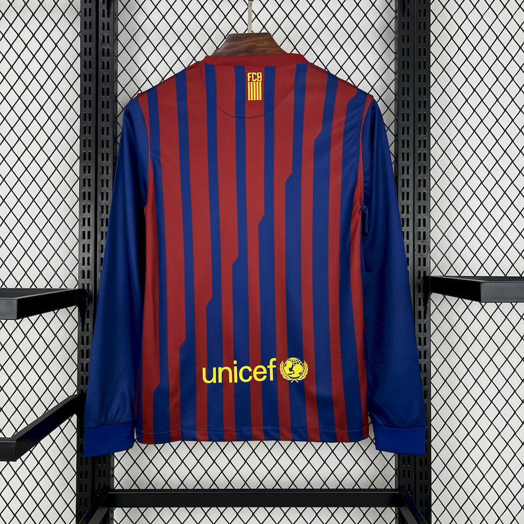 Retro Barcelona 2011/12 Home Long Sleeve Jersey