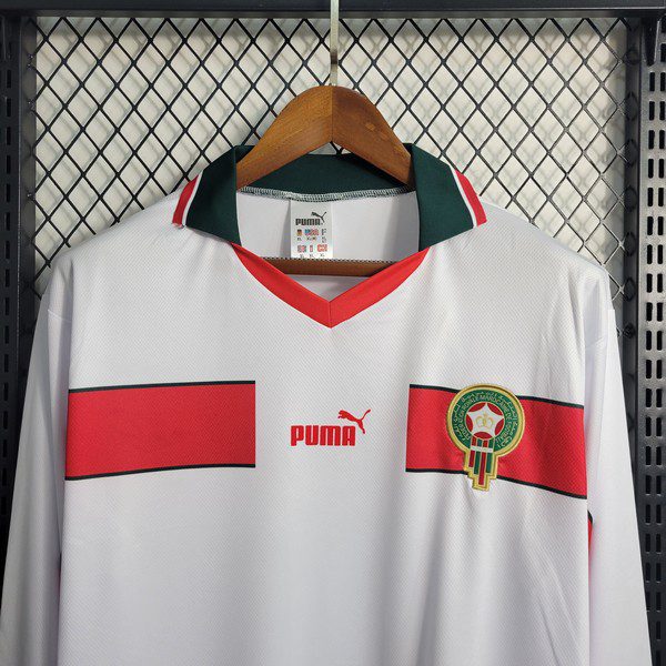 Retro Morocco 1998 Away Long Sleeve Jersey
