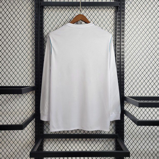 Retro Real Madrid 2017/18 Home Long Sleeve Jersey