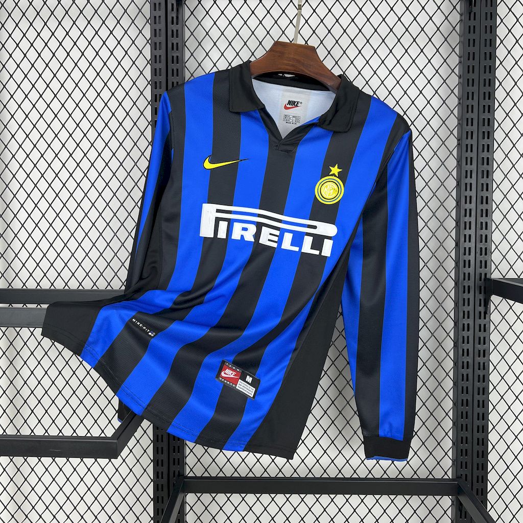 Retro Inter Milan 1998/99 Home Long Sleeve Jersey