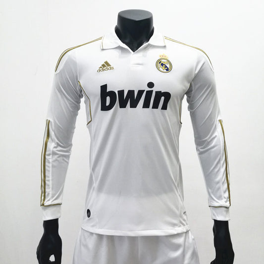 Retro Real Madrid 2011/12 Home Long Sleeve Jersey