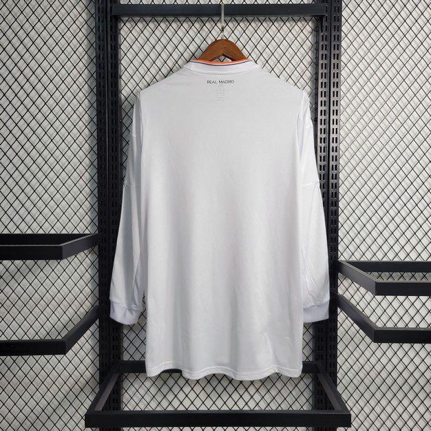 Retro Real Madrid 2013/14 Home Long Sleeve Jersey