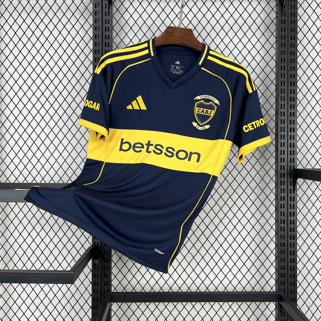 Mens Boca Juniors 2025/26 120th Anniversary Edition Jersey