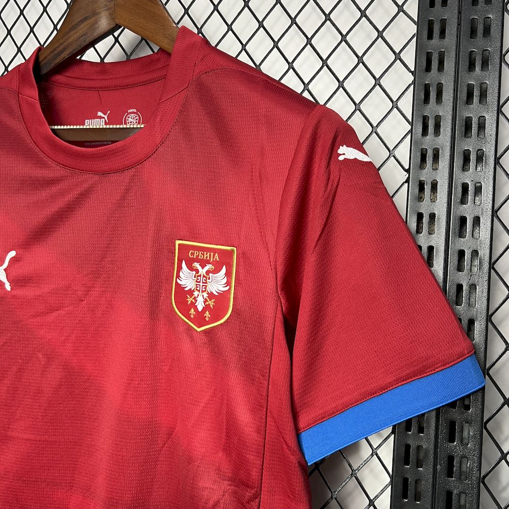 Serbia 2024/25 Euro Home Jersey
