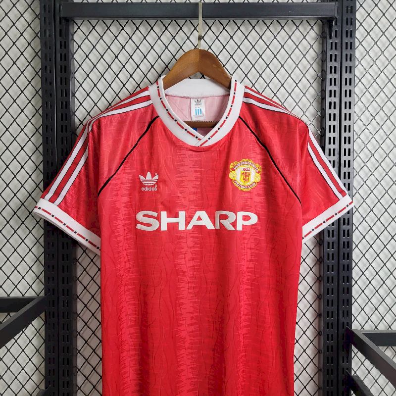 Retro Manchester United 1991/92 Home Jersey