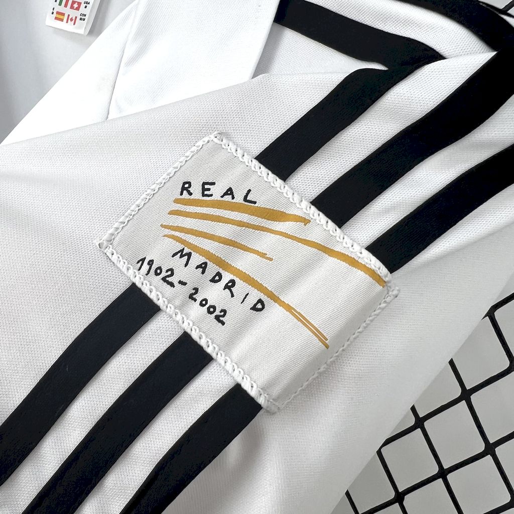 Retro Real Madrid 2001/02 Home UCL Jersey
