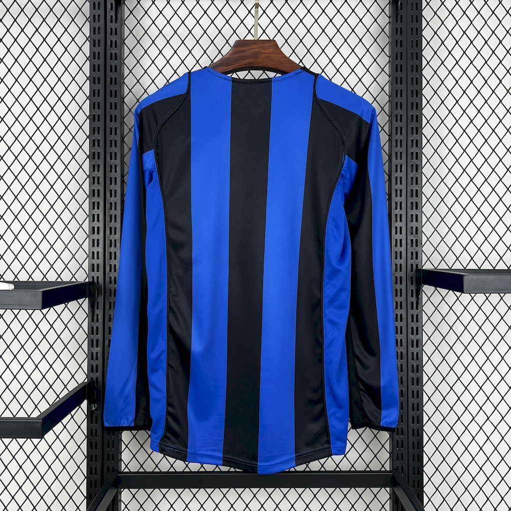 Retro Inter Milan 2004/05 Home Long Sleeve Jersey