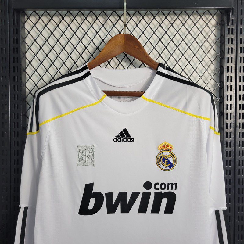 Retro Real Madrid 2009/10 Home Long Sleeve Jersey