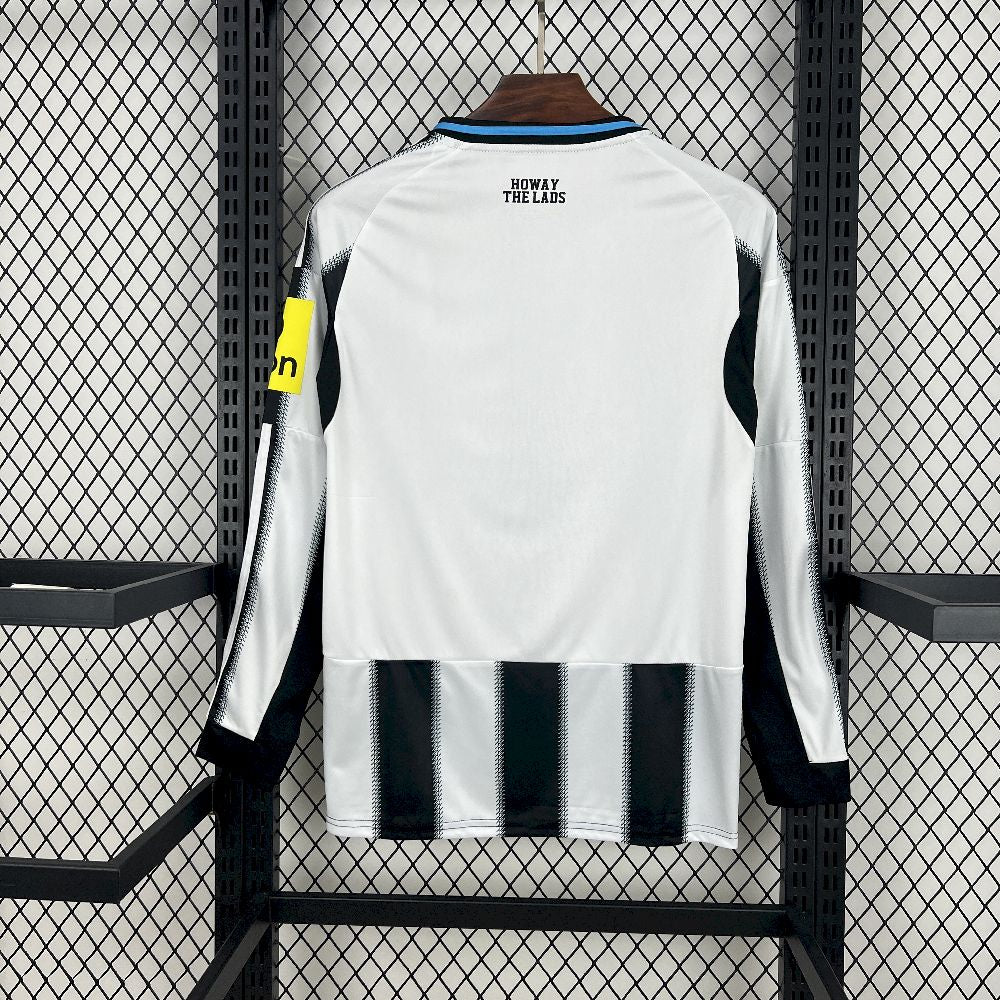 Newcastle United 2025/26 Home Long Sleeve Jersey