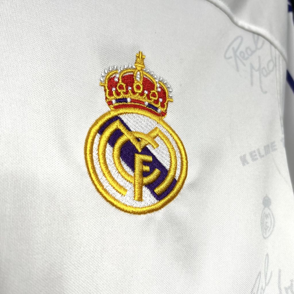 Retro Real Madrid 1994/96 Home Long Sleeve Jersey