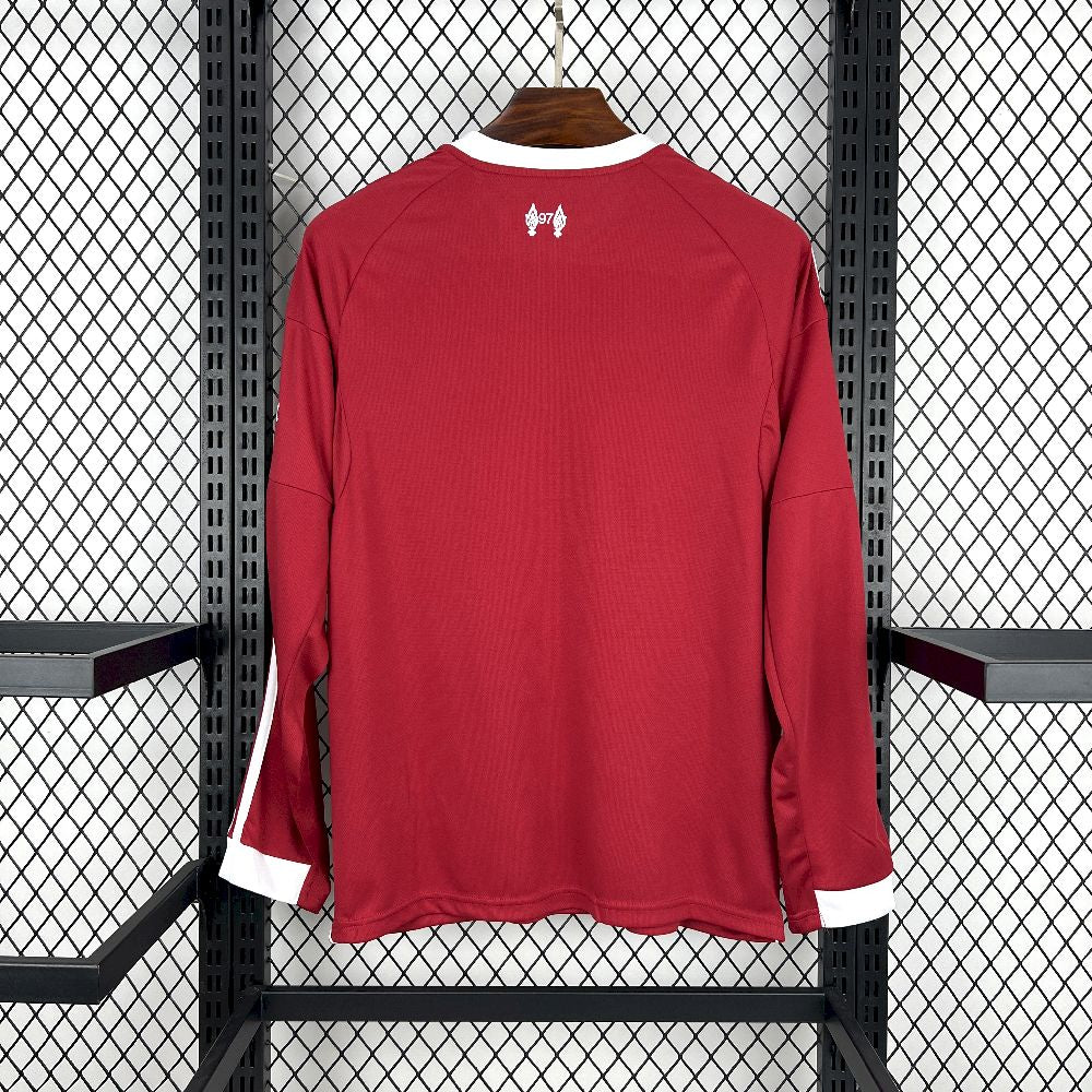 Liverpool 2025/26 Home Long Sleeve Jersey