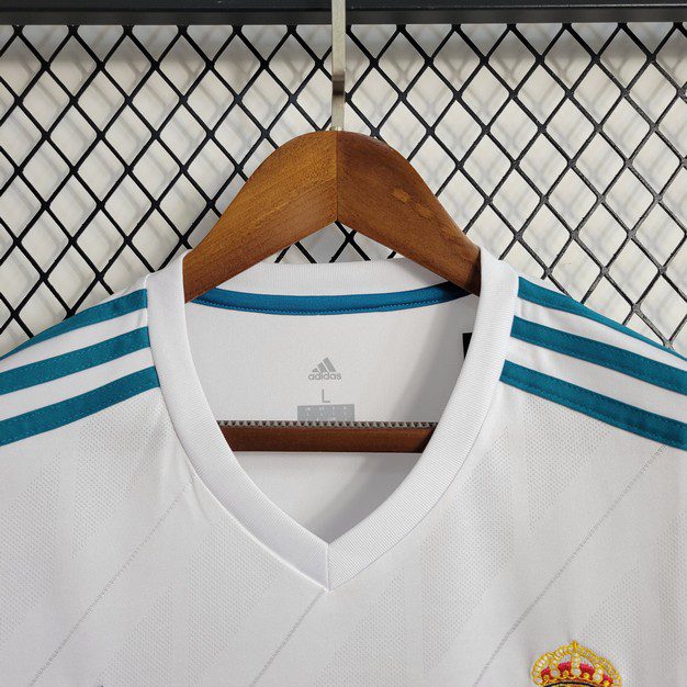 Retro Real Madrid 2017/18 Home Long Sleeve Jersey