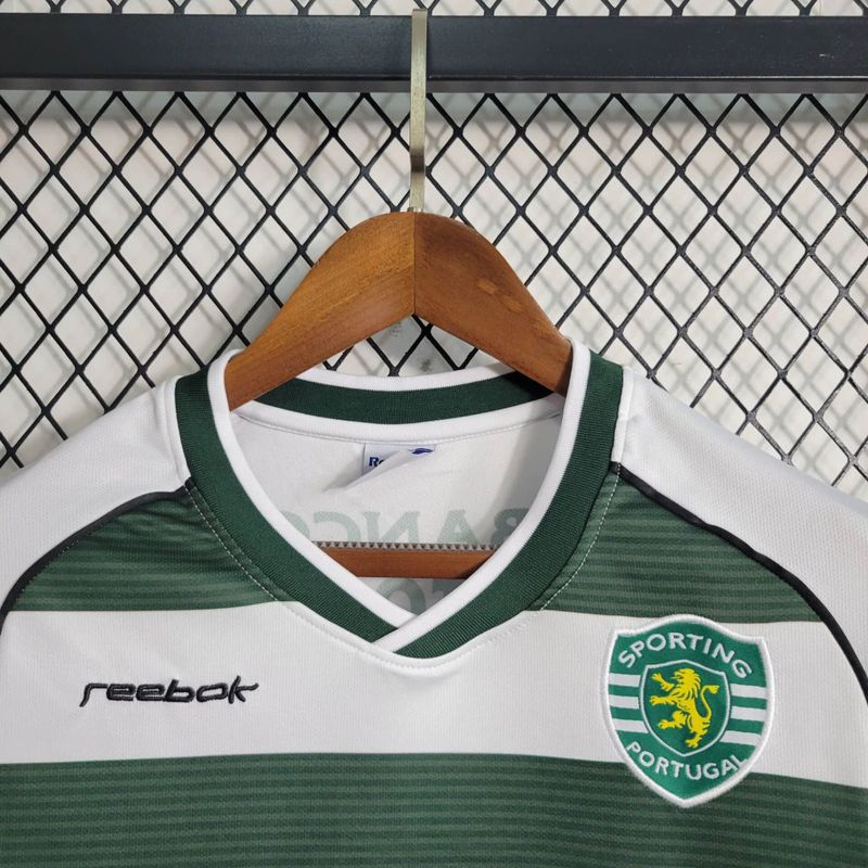 Retro Sporting CP 2001/03 Home Long Sleeve Jersey