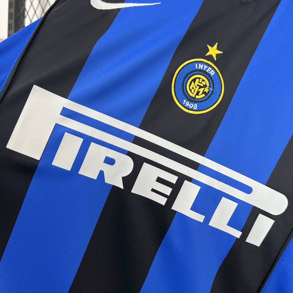 Retro Inter Milan 2004/05 Home Long Sleeve Jersey