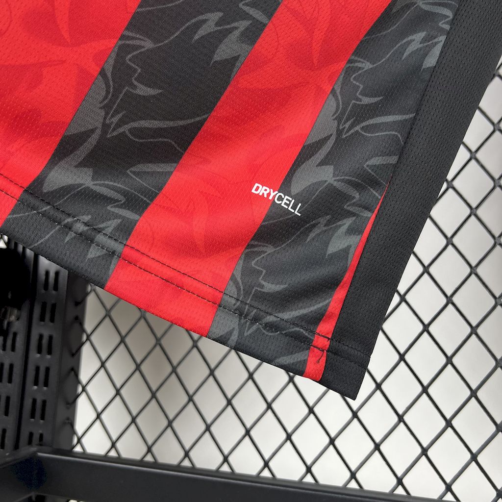 AC Milan 2025/26 Home Long Sleeve Jersey