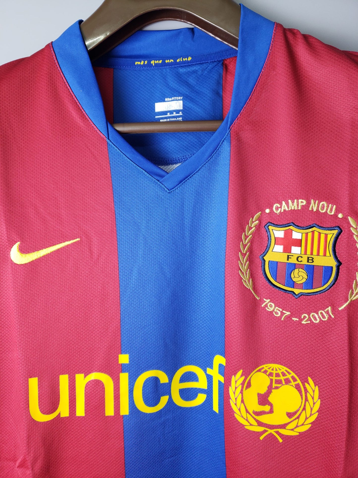 Retro Barcelona 2007/08 Home Long Sleeve Jersey