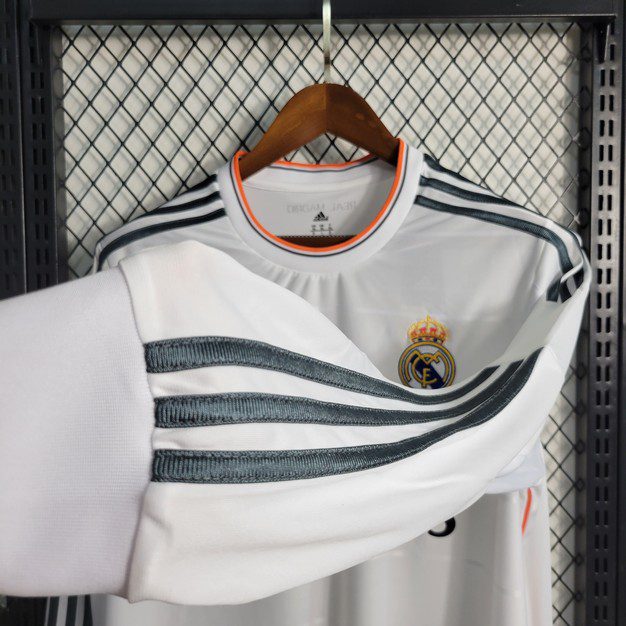 Retro Real Madrid 2013/14 Home Long Sleeve Jersey