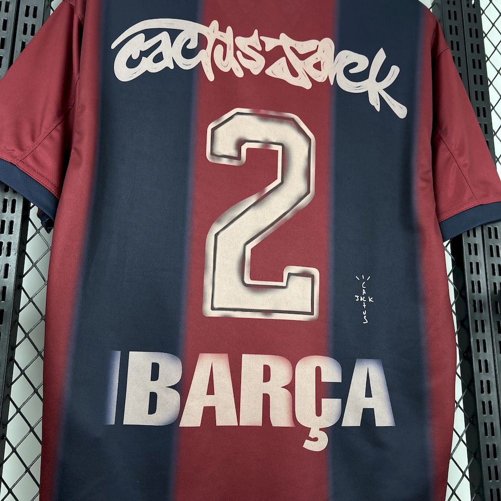 Mens Barcelona Hot Sale 2000/01 Home Retro Skeleton Jersey