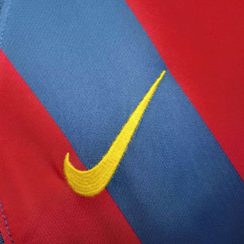 Retro Barcelona 2005/06 Home UCL Edition Long Sleeve Jersey
