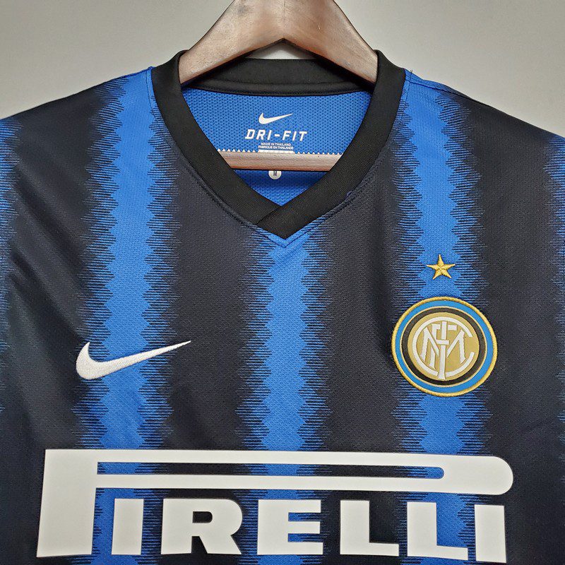 Retro Inter Milan 2010/11 Home Long Sleeve Jersey