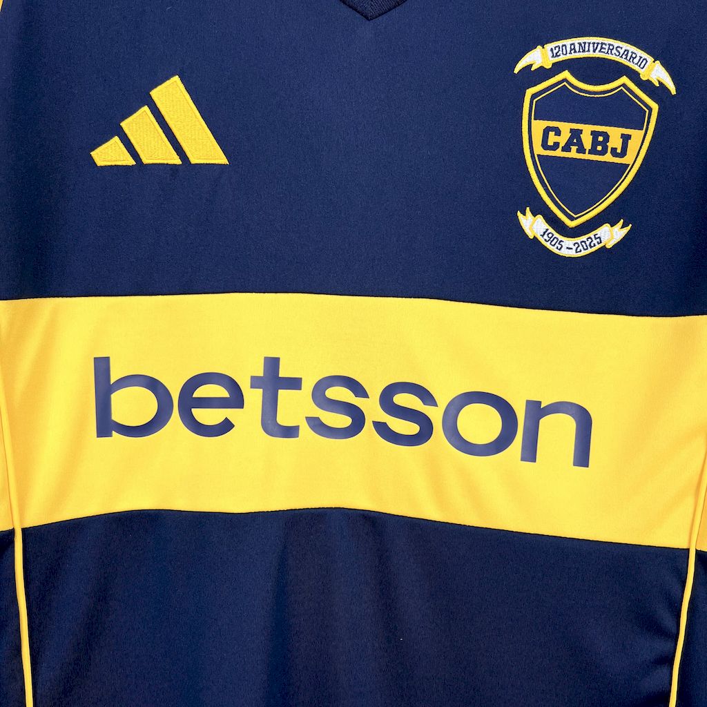Mens Boca Juniors 2025/26 120th Anniversary Edition Jersey